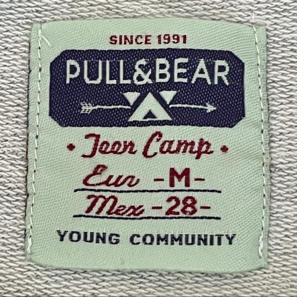 Pull&Bear Gray Sweatshirt with Blue Text - Picture 8 of 8